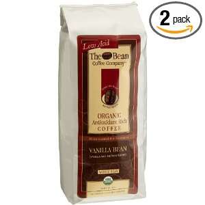 The Bean Coffee Company Vanilla Nut, Organic Whole Bean, 12 Ounce Bags 