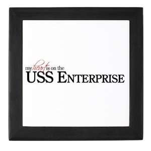 USS Enterprise Military Keepsake Box by 