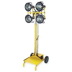  Lumapro Mobile Worklight, Quad Head, 700W, 120V