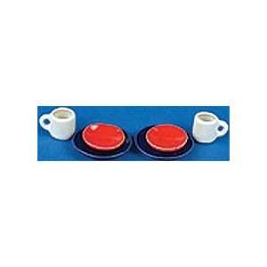  Miniature Red, White & Blue Place Setting for Two sold at 