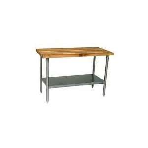   Company JNB09 Maple Top Work Table, 60 Wide, Without Undershelf Home