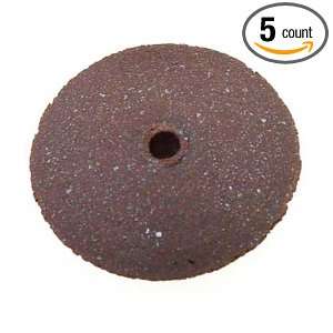 Foredom Abrasive Coarse 5/8 Rubber Bond Brown Wheel (Pack of 5 