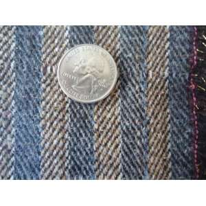 com 56 Inch Wide Wool Medium Weight Grey/gold Stripes Metallic Pants 