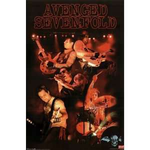  (22x34) Avenged Sevenfold Live Collage Music Poster Print 