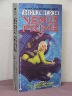 1st eds, signed by 3, Arthur C Clarkes Venus Prime Books 1 6 by Paul 