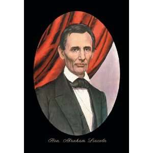 Hon. Abraham Lincoln 12x18 Giclee on canvas 