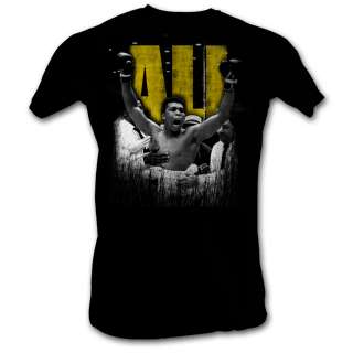 Licensed Muhammad Ali Arms Up Adult Shirt S 2XL  