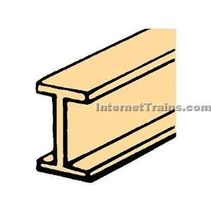   Scale Lumber 22 Long I Beam Stripwood   1/2 (2 Per Pack) Toys & Games