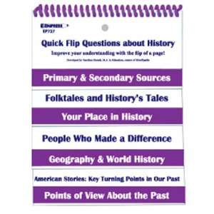  Quality value Quick Flip Questions About History By 