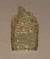 Antique Art Deco Cut Art Glass Dwarf Candy Box Bowl  