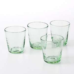  Bobby Flay Hammered 4 pc. Double Old Fashioned Glass Set 