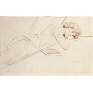  Hand Made Oil Reproduction   Paul Cesar Helleu   32 x 20 