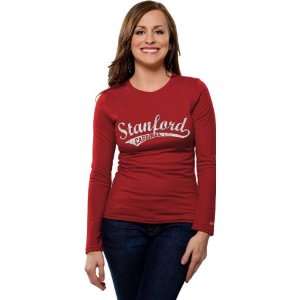  Stanford Cardinal Womens Distressed Tail Sweep Long 