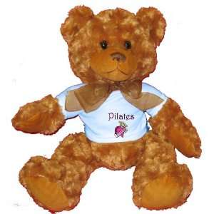  Pilates Princess Plush Teddy Bear with BLUE T Shirt Toys 