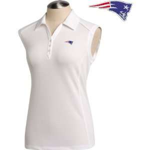  Cutter & Buck New England Patriots Womens Sleeveless Polo 