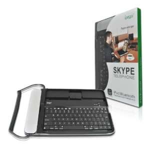   Aluminium iPad Bluetooth Keyboard with Telephone for Skype Call