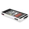 For Motorola Droid X2 White Hard Case+Clear LCD Cover  