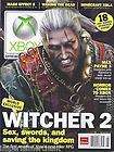 XBOX MAGAZINE WITCHER 2 MASS EFFECT 3 WAKING THE DEAD MAX PAYNE 