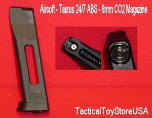 acc Airsoft KWC 15 Round TAURUS 24/7 247 24 7 ABS Plastic CO2 MAGAZINE 