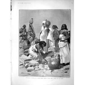  1902 SOMALILAND NATIVE WOMEN DRWING WATER WELL