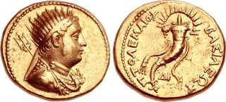   of EGYPT. Ptolemy III Euergetes. 246 222 BC. AV Gold Oktadrachm  