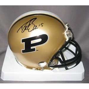  Drew Brees Signed Purdue Boilermakers Mini Helmet Sports 
