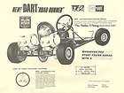 Vintage & Rare 1962 Rupp Dart Road Runner Go Kart Catalog Ad