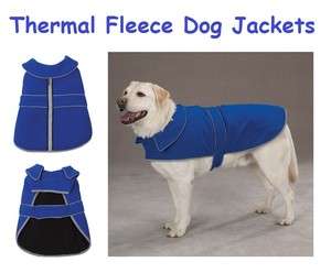THERMAL FLEECE JACKETS FOR DOGS   Keep Your Dog Warm   Features a 
