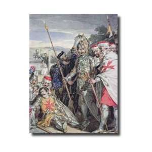   The Death Of Sir Brian De Boisguilbert Giclee Print