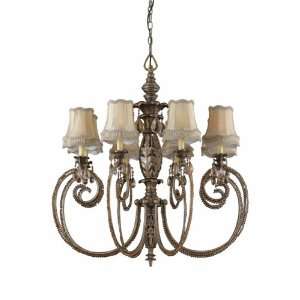   Mardis Gras 33 8 Light Chandelier from the Mardis Gras Collection