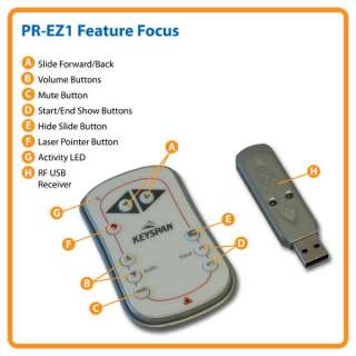    EZ1 Easy Presenter Presentation Remote Wireless w Laser Electronics