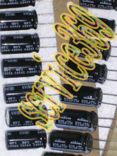 4pcs nichicon Electrolytic Capacitor, ( 820uF 25V )  
