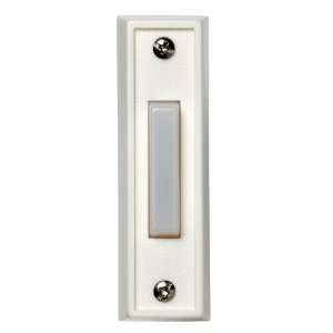   RPW110A1004/A Wired Surface Mount Push Button Door Chime, White Finish