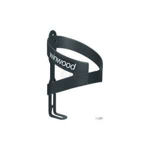  Winwood Carbon Water Bottle Cage with Metal Bracket 