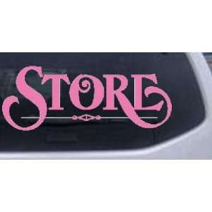 Pink 24in X 9.3in    Store Decal Window Sign Business Car Window Wall 