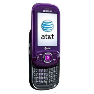 MINT Samsung Strive A687 3G Purple QWERTY Slider Cell Phone for AT&T 