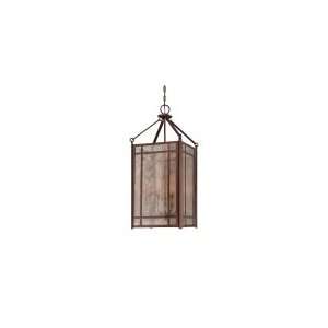   28 Lovett 4 Light Pendant in Oiled Burnished Bron