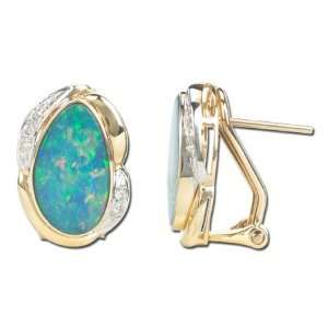  Opal Diamond Earrings Jewelry
