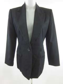 LINDA ALLARD ELLEN TRACY Gray Wool Blazer Jacket Sz 12P  