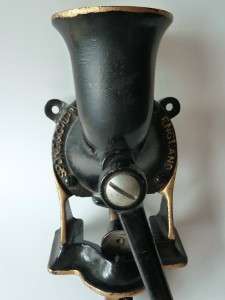 Spong No 2 Coffee Grinder England Cast Iron Vintage  