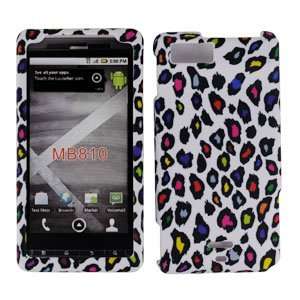  Motorola Droid Xtreme MB810 Color Leopard Premium Designer 