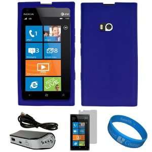  Soft Silicone Skin Cover for AT&T Nokia Lumia 900 Windows Phone 7 