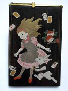 Japanese Card case Jewelry Maki e Makie Alice Kyoto #U28 for birthday 