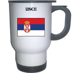  Serbia   USCE White Stainless Steel Mug 