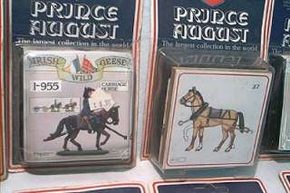   VINTAGE PRINCE AUGUST LEAD TOY MOLDS   SOLDIERS HORSES CANONS CART