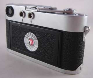 Leica Leitz M3 Double Stroke Chrome Camera Body in EXC+ Condition 856 