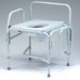 Invacare Bariatric Drop Arm Bed/side Commode Toilet Aid  