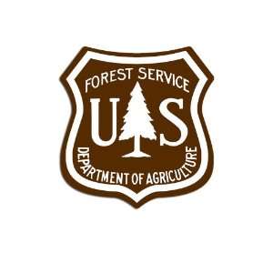  Brown US Forest Service Shield Logo Sticker Everything 