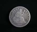 1839 2nd Year of Seated Liberty Silver Quarter 25 Cent 