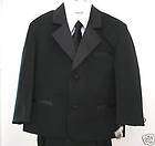 BRAND NEW Boy Formal Black Tuxedo Suit Set Size 2T items in Nice And 